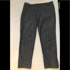 Gray ankle work pants